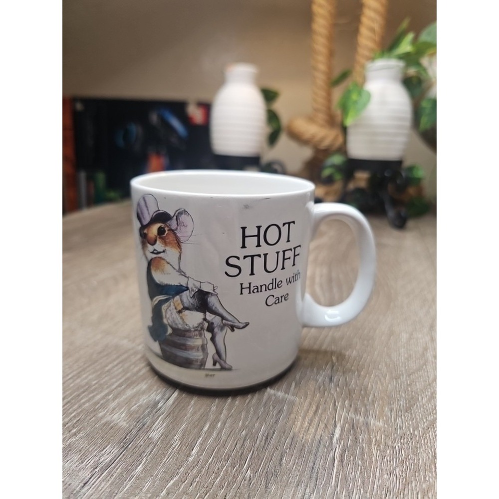 Hot Stuff Funny Coffee Mug White Ceramic Gift Cup